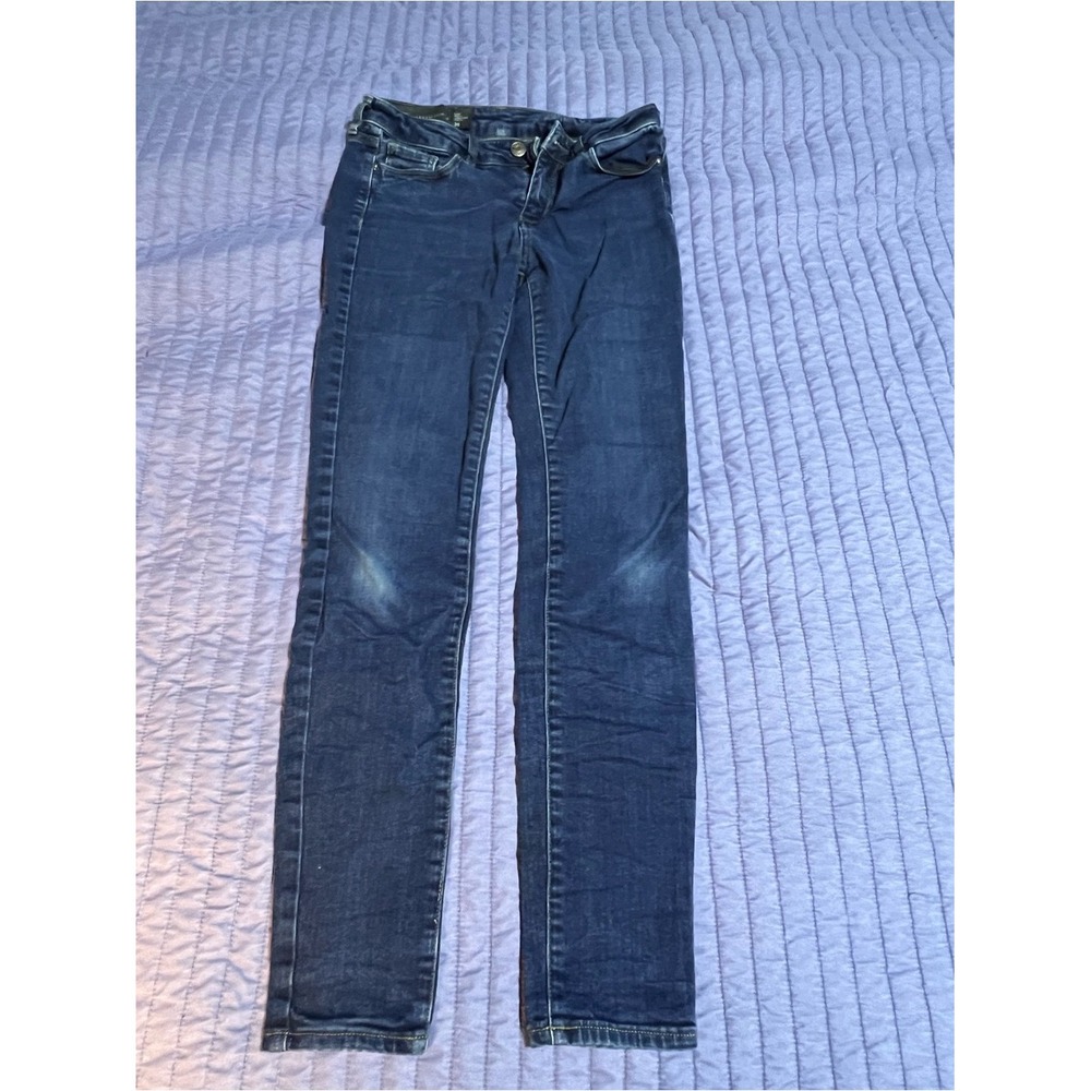 Armani Exchange AX Super Skinny Jeans Dark Wash Blue Denim Size 26 Womens